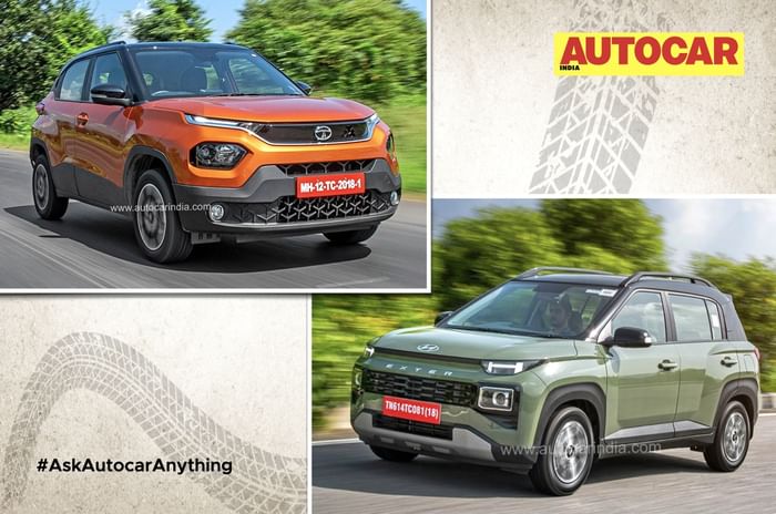 Tata Punch vs Hyundai Exter Tata Punch vs Hyundai Exter